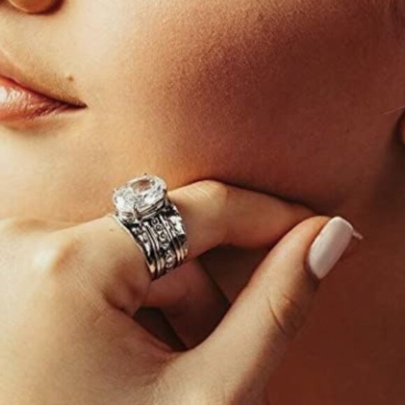 New Joolala's Sterling and 5A-Grade CZ Ring - Picture 13 of 13